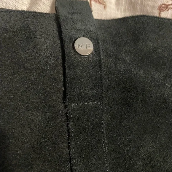 Marc Fisher Black Knee-High Suede Boots - Picture 5 of 6